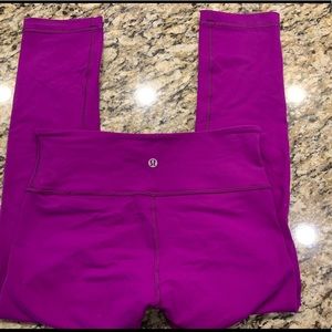 Beautifully bright lululemon Wonder Under pants